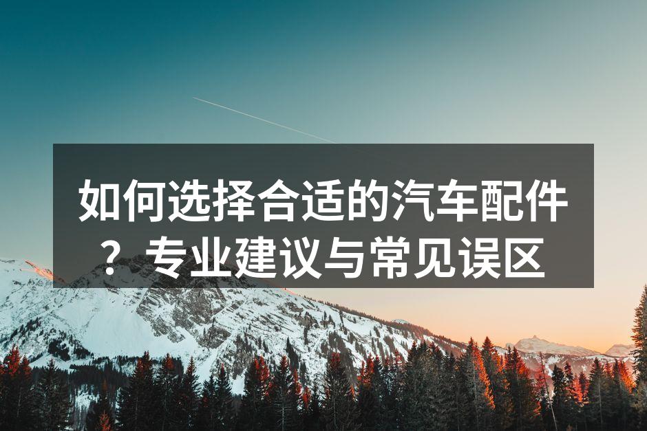 高质量汽车配件